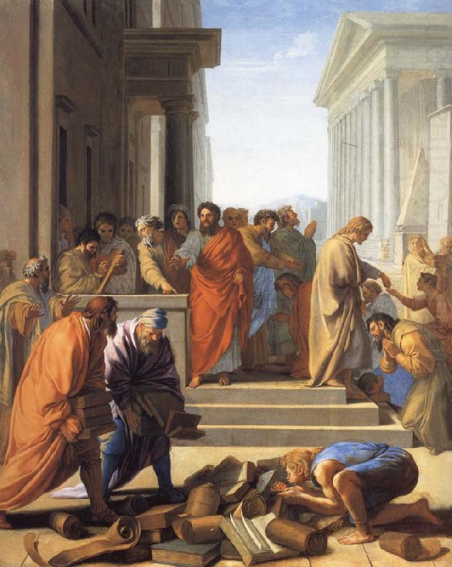 Saint Paul Preaching at Ephesus, Eustache Le Sueur